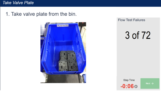 Work instructions in an assembly cell